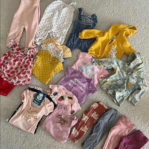 Large bundle 20 items baby girl 3-6 months
